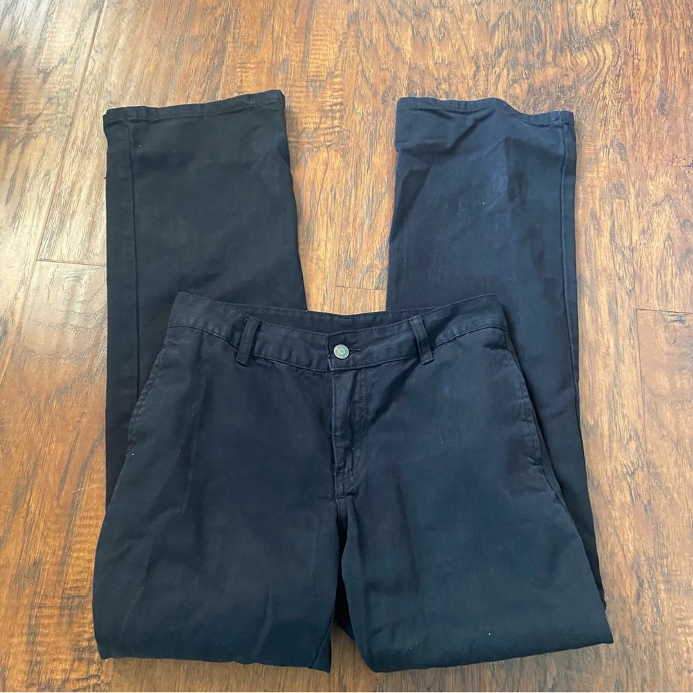 Brandy Melville y2k 90: black low rise straight leg jeans